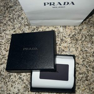 Originally $596+tax Brand New Never Opened/Used Prada Wallet With ID Holder